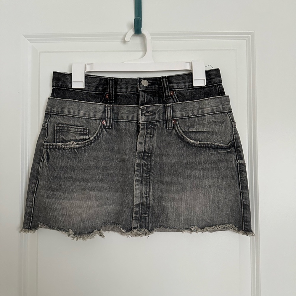 Zara denim skirt